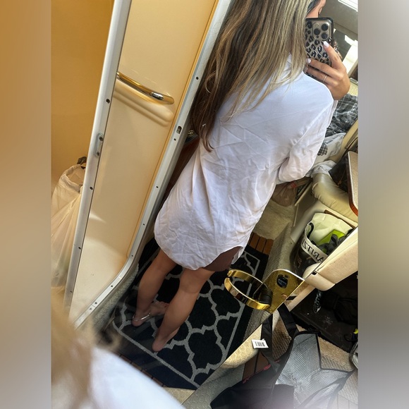 White SHEIN cover up - Picture 4 of 4